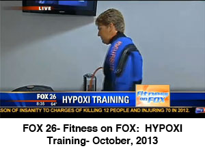 FOX 26- Fitness on FOX:  HYPOXI Training- October, 2013