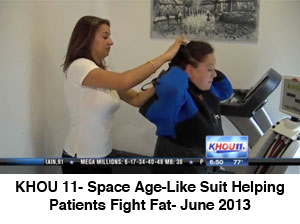 KHOU 11- Space Age-Like Suit Helping Patients Fight Fat- June 2013